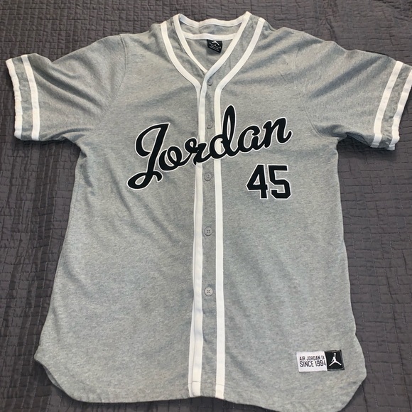 jordan 45 baseball jersey